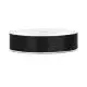 Satinbånd, sort, 12mm/25m - 