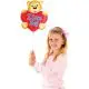 Mini folie ballon på pind : Bamse LOVE! - 