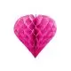 HONEYCOMBS PINK HJERTE - 20 CM. - 