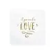 Servietter til bryllup - All you need is love - 20 stk. - 