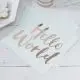 Hello World Servietter - 33X33 CM - 20 STK. - 