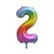 Regnbue folietal - 85 cm - 2 tal - 