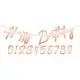 Happy Birthday Flagbanner - Ferskenfarvet/Rose Gold - Tal medfølger - 1 meter - 