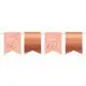 Lush Blush "Happy 60th" Flagbanner - 6 meter - 