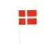 HURRA FLAG - DANSKE FLAG - 25 x 18 cm. - 10 stk. - 