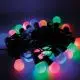 Lyskæde - Kulørte lamper - 12.5 meter - 20 lamper. - 
