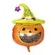 Halloween græskar ballon -  44 x 60 cm - 