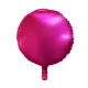 MØRK PINK RUND FOLIEBALLON - 1 STK. - 