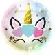 Folieballon unicorn - 45 cm - 