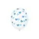 Krystal Balloner - Babyblå hjerter - 30 cm - 50 stk. - 