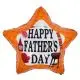 Happy fathers day ballon - 1 stk. - 