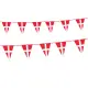 Flagbanner - Danske flag - 10 meter - 