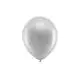 Sølv metallic Balloner - 100 Stk. - 23 Cm. - 